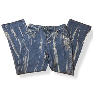 Wide Leg Art Jeans